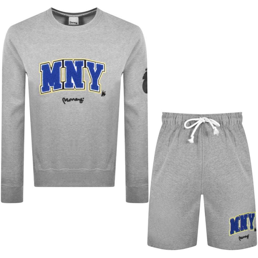 Money Lounge Shorts Tracksuit GreyMoney Lounge Shorts Tracksuit Grey Male X Large